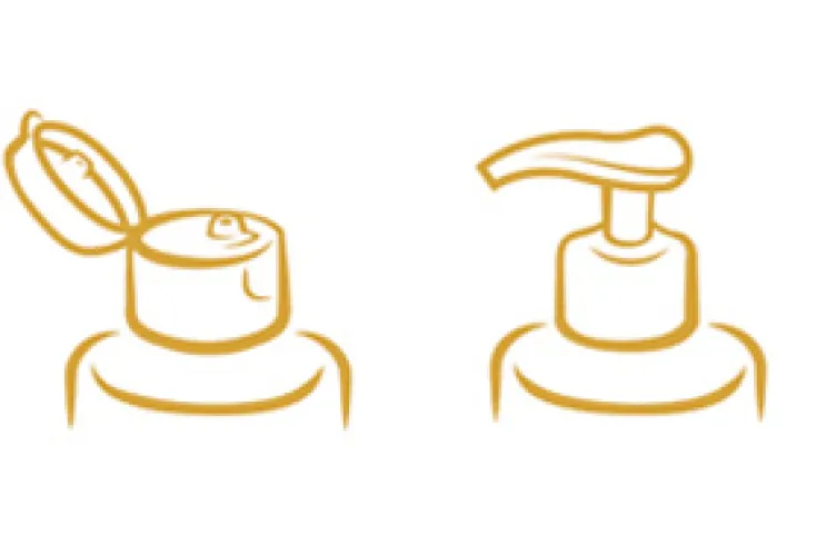 INCLUDING PUMP<br/>AND FLIP CAP